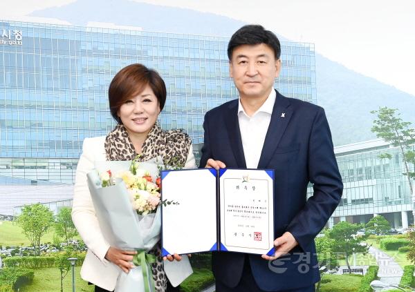 [크기변환]광주시, 가수 한혜진 홍보대사로 위촉.jpg