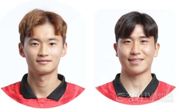 [크기변환]사본 -2. 2022 카타르 월드컵 국가대표로 선발된 용인시축구센터 출신의 김진수, 윤종규 선수 (왼쪽부터) (1).jpg