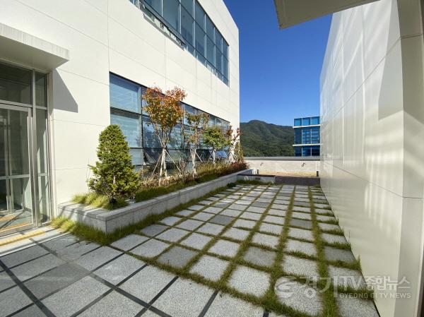 [크기변환]사본 -건축과-성남시 ‘제4회 하늘정원상’ 대상 수상하는 센터엠 지식산업센터 건축물의 녹화 공간.jpg