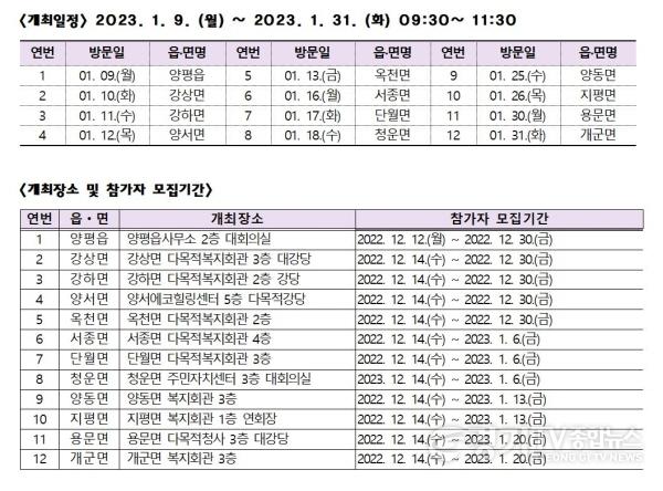 [크기변환]사본 -02 양평군, 2023년 소통한마당 일정.jpg