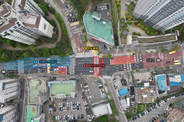 [크기변환]사본 -7. 수지구가 상현동 풍산아파트 삼거리 도로환경을 개선했다 (3).jpg