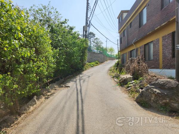 [크기변환]사본 -6. 기흥구가 시비 911억원을 투입해 34곳의 도시계획도로 개설사업을 추진하고 있다. 사진은 기흥구 농서동 일원에서 화성시 경계까지 연결되는 소2-150호 노선..jpg