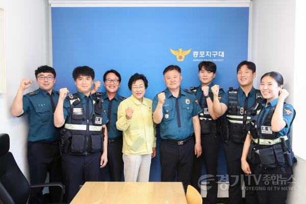 [크기변환]사본 -재난대응 최일선 유관 기관 격려 방문(증포지구대).jpg