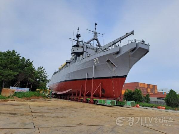 [크기변환]1-2 평택함 서해대교 하부 이전 완료 해양안전체험관 조성사업 본격 추진.jpg