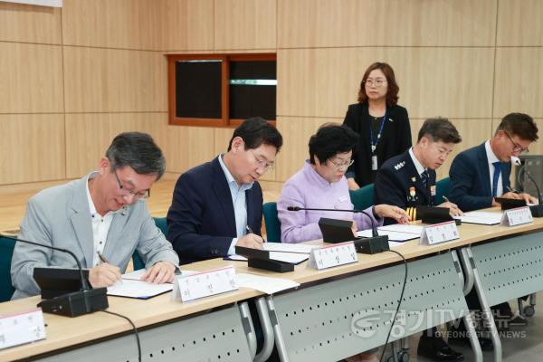 [크기변환]사본 -10-3. 용인특례시가 14일 지역 내 반도체기업의 핵심 기술을 보호하기 위해 6개 기관과 업무협약을 체결했다..jpg