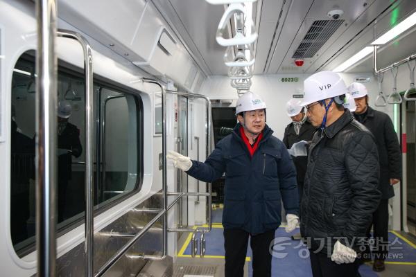 [크기변환](0112)[교통정책과]남양주시, 별내선(8호선) 개통 준비단(TF) 운영...“시민 이용에 불편이 없도록 행정력 집중할 것”(지난 별내선 점검 당시 사진3).JPG