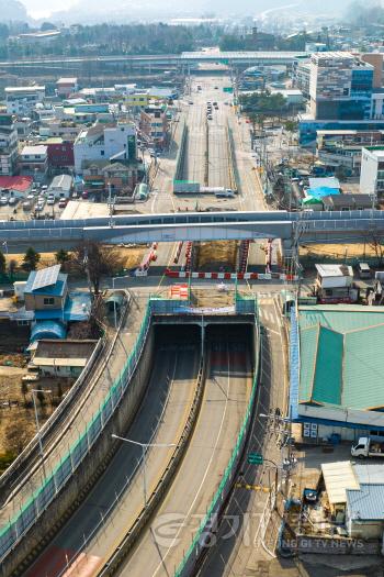 [크기변환]연천군, 온골지하차도 평면화 및 하부공원 조성 6월 완료.jpg