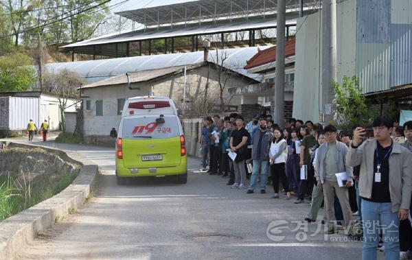 [크기변환]02-전국 유일, 토론과 현장훈련을 병행한 여주시, 경기도 합동 산사태 사전대피 훈련 실시 -현장훈련3.jpg