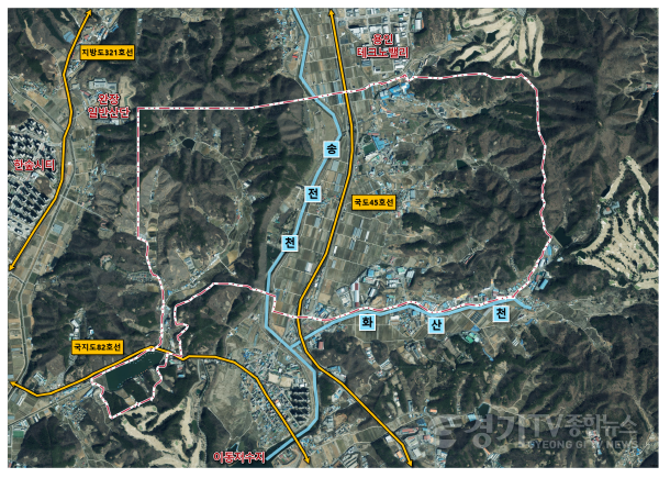 [크기변환]9-4. 예비타당성조사 면제가 추진 중인 국도 45호선 위치도.png