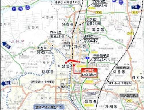 [크기변환]13-1 교보생명(송탄관광특구)~고덕신도시 간 도로개설공사 본격화.jpg