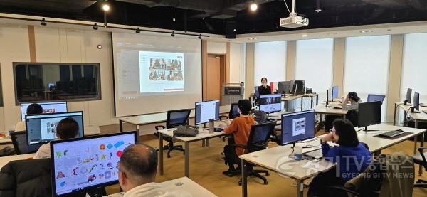 [크기변환]사본 -[사진자료] 경기도시장상권진흥원, 디지털 역량 강화를 위한 'AI 광고창작지원시스템 교육' 실시.jpg