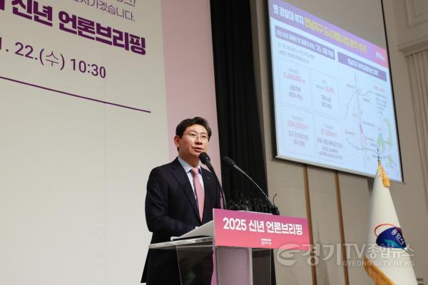 [크기변환]8-2. 이상일 용인특례시장은 22일 기흥ICT밸리에서 신년 언론브리핑을 열고 그동안의 성과를 발표하고 올 한해 시정 운영 방향과 비전을 밝혔다..jpg