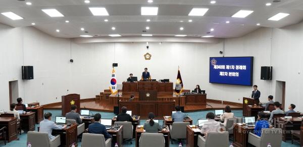 [크기변환][사진자료] 하남시의회 6월 13일 제340회 제1차 정례회 제2차 본회의. (사진_하남시의회 제공).jpg