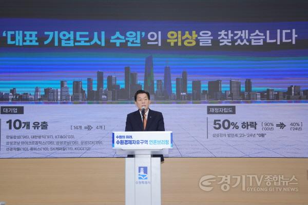 [크기변환]사진2)이재준 수원시장  “수원 경제자유구역 지정으로 ‘한국형 실리콘밸리’ 조성하겠다”.jpg