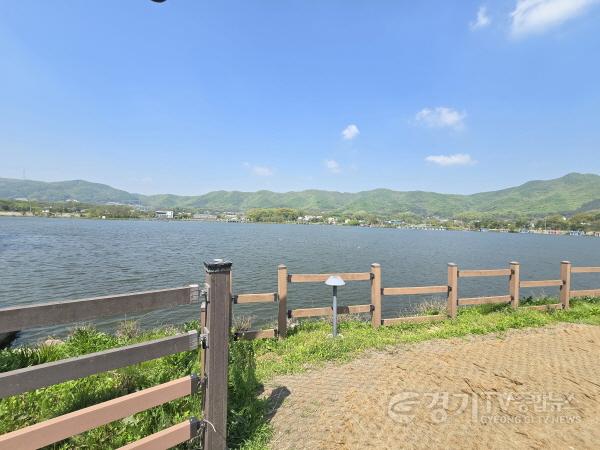 [크기변환]1-2. 용인특례시가 처인구 원삼면과 백암면의 핵심 수계인 청미천 수질개선 종합계획을 수립했다. 사진은 청미천의 최상류인 용담저수지 모습..jpg