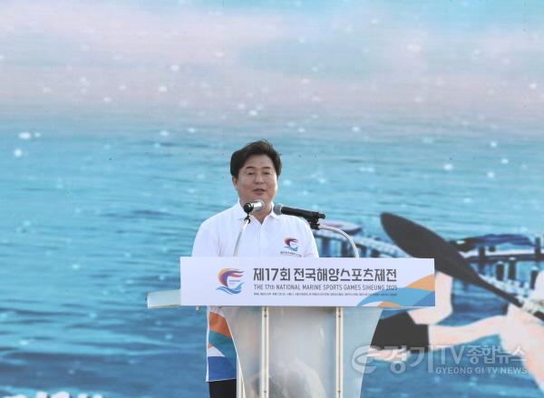 [크기변환]임병택 시장이 폐회식에서 인사말을 하고 있다.jpg