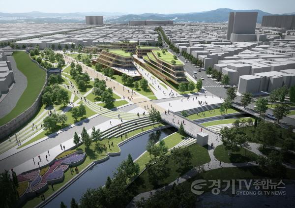 [크기변환]사진1)20여 년 동안 표류하던 ‘수원 영화 문화관광지구’ 개발 사업, 마침내 첫발 뗀다(수원 영화 문화관광지구 조감도).jpg
