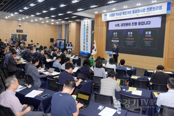 [크기변환]사진4)이재준 수원시장  “역세권 복합개발로 수원에 22개 콤팩트시티 만들겠다”.jpg