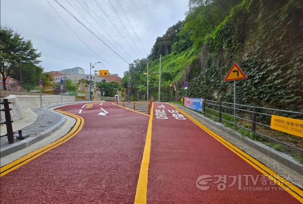 [크기변환]4-3. 용인특례시 신봉동 홍천초등학교 앞 회차로 조성 사진.jpg