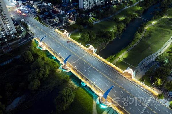 [크기변환]1.오산시, 오산천 일대 경관조명으로 어둠 밝힌다-2.jpg