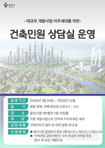 [크기변환]2. 용인특례시가 개발사업에 따른 이주세대를 위해 맞춤형 건축민원 상담 서비스를 운영한다..jpg