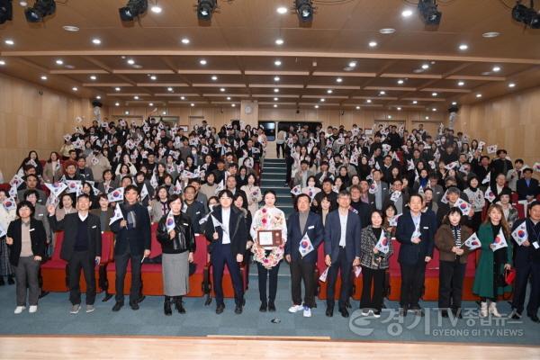 [크기변환](사진2)하남시, 3월 월례회의 개최…하남시민 금메달리스트 심석희 선수 감사장 수여.jpg