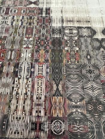 [크기변환][사진자료3] 김성자, Oneday, 2025 ,25×25×3cm, GAI Hybrid Painting, 먹, 우드블럭.jpg