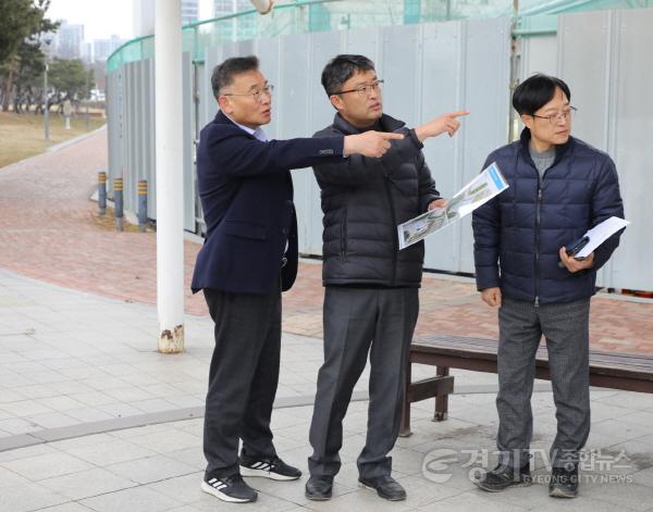 [크기변환]1. 황규돈 팔달구청장, 주요 현안 지역 현장 방문.JPG