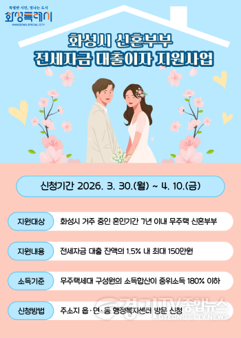 [크기변환]1-3. 2026 신혼부부 전세자금 대출이자 지원사업 홍보 포스터(1).png