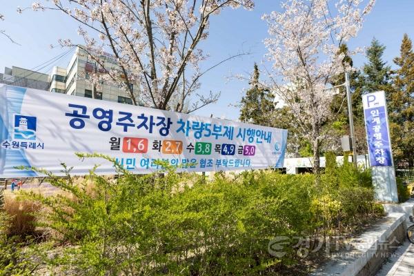 [크기변환]사진3) 수원특례시, 공공기관 2부제·공영주차장 5부제 알리는 캠페인 펼쳐.jpg