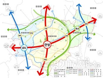 [크기변환]도시공간구조 구상도(2040년 안성 도시기본계획).jpg