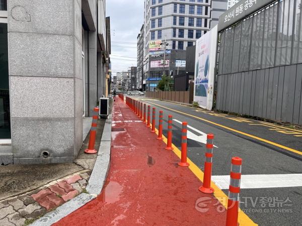 [크기변환]1.오산시, 운암고 통학로 안전 개선…보행공간 분리한다-2.jpg