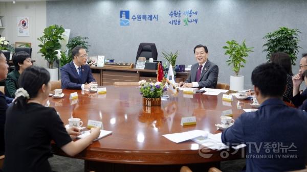 [크기변환]2-1. 수원특례시 국제우호도시 중국 항저우시 대표단, 수원시 방문.jpg