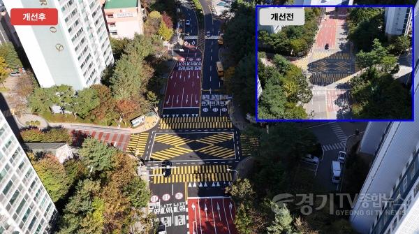 [크기변환]2. 용인특례시 기흥구가 언남초등학교 앞 어린이보호구역을 정비했다.jpg