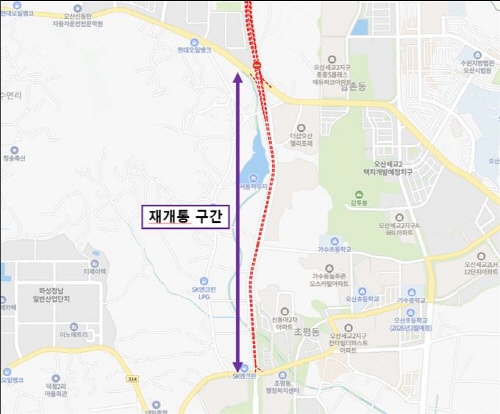 [경기티비종합뉴스] 오산시 이권재 시장, 서부우회도로 가장교차로↔초평사거리(평택방면) 구간 31일 개통