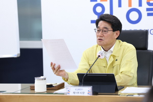 [경기티비종합뉴스] 화성특례시 윤성진 제1부시장, 폭염 중대경보에 긴급 대응…“시민 안전 최우선”