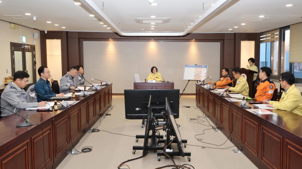 [경기티비종합뉴스] 안성시, 겨울철 안전관리대책 관련 3대 기관(시, 경찰, 소방) 기관장 간담회 개최
