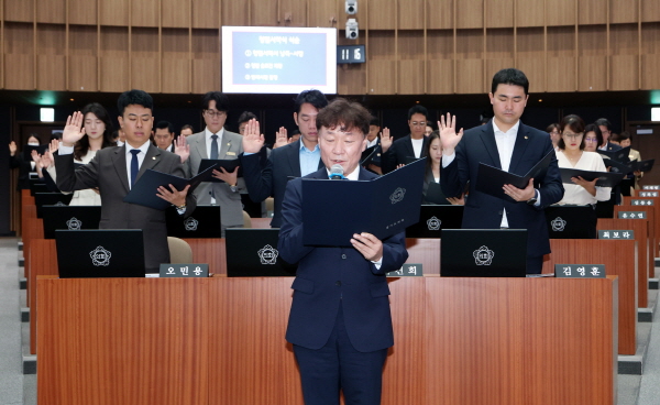 [경기티비종합뉴스] 경기도의회 제12대 道의회 ‘26년도 청렴도 제고를 위한 청렴서약식’ 개최