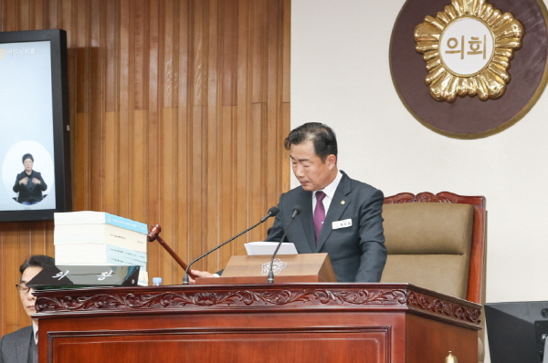 [경기티비종합뉴스] 여주시의회 박두형 의장 ,제78회 제2차 정례회 일정 마무리