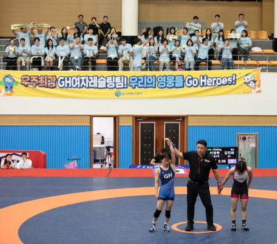 [경기티비종합뉴스] 경기주택도시공사 GH여자레슬링팀, 제52회 대통령기‘금2, 은1, 동1’쾌거