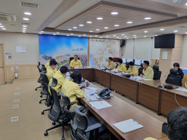 [경기티비종합뉴스] 평택시, 고병원성 조류인플루엔자(AI) 대응 강화를 위한  재난안전대책본부 회의 개최