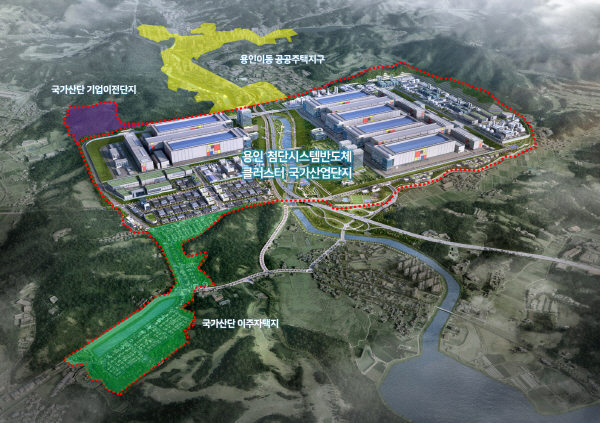 [경기티비종합뉴스] 용인 첨단시스템반도체 국가산업단지’, LH-삼성전자 산업시설용지 분양계약 체결 완료