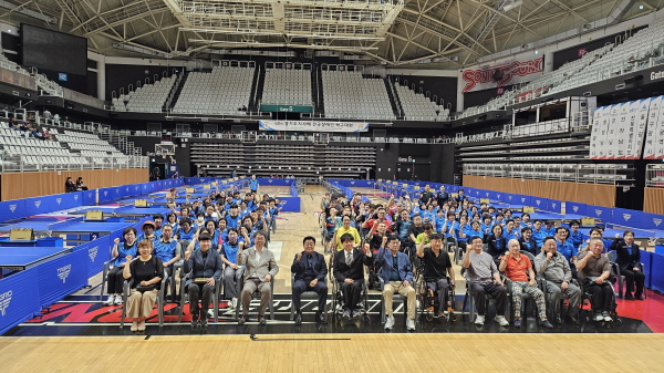 [경기티비종합뉴스] 「제8회 경기도지사배 전국장애인탁구대회」 개최 전국 장애인탁구 선수 511명 열띤 경쟁