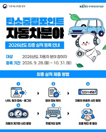 [경기티비종합뉴스] 용인특례시, ‘탄소중립포인트 자동차 분야’ 참여자 최종 실적 등록 안내