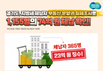 [경기티비종합뉴스] 경기도, 지방세 체납자 부동산 분양권 일제조사해 23억 원 징수