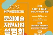 [여주세종문화재단]   ‘2022 문화예술 지원사업’설명회 개최   -경기티비종합뉴스-