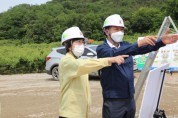 안성시, 김보라시장, 자연재해대비 대규모 건설현장 점검 실시
