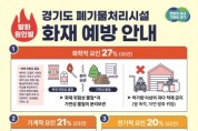 [경기도]  1,952개소 폐기물처리시설에 화재 예방 안내 포스터 제작·배포   -경기티비종합뉴스-