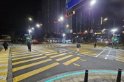 [경기티비종합뉴스] 오산시, 어린이보호구역 LED 바닥 신호등 설치로 보행자 안전 강화