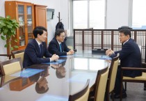 [경기티비종합뉴스] 경기도 김동연 지사, 서삼석 국회 예결위원장 만나 주요 국비사업 지원 요청